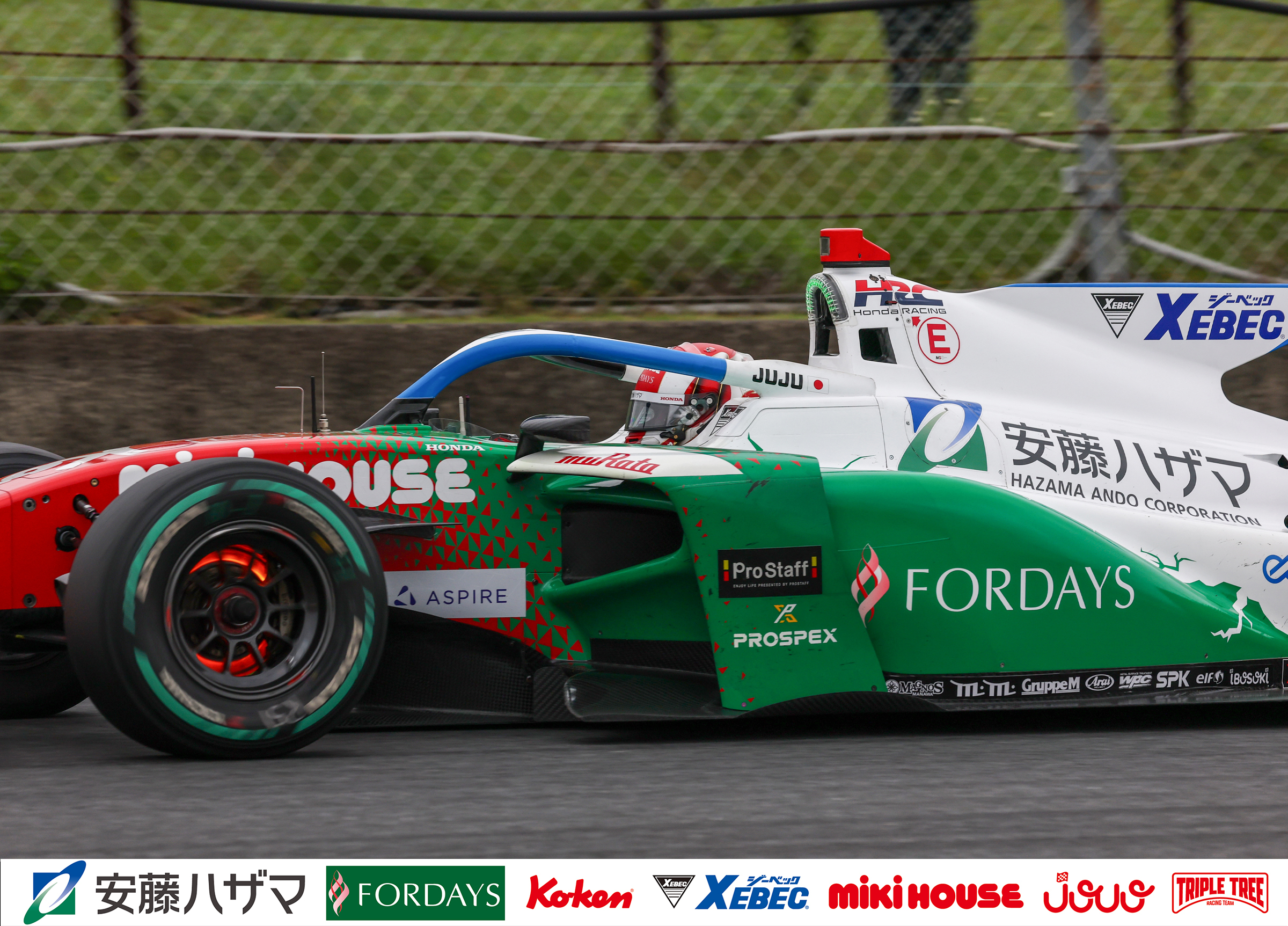 【Rd.5 九州大会オートポリス】Juju選手、連続完走記録を14戦に更新